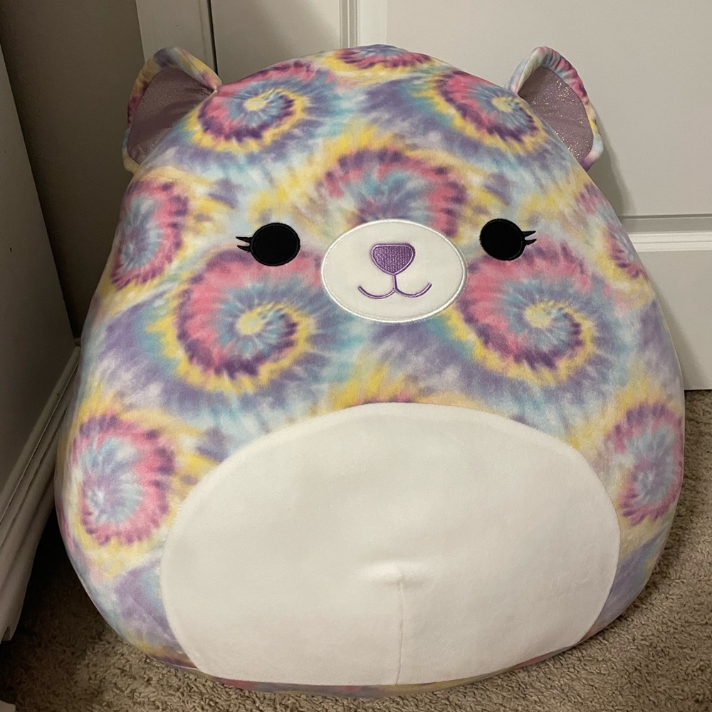 24” tie dye bear squishmallow